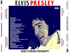 The King Elvis Presley, CDR pa, May 30, 1977, Jacksonville, Florida, Here To Make you happy