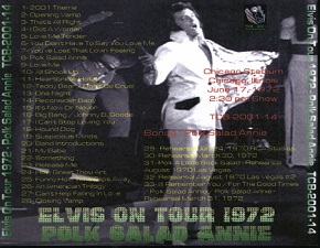 The King Elvis Presley, CDR TCB, June 17, 1972, Elvis On Tour 1972