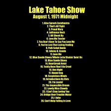 The King Elvis Presley, CD CDR Other, 1971, Lake Tahoe Show