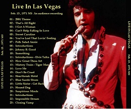 The King Elvis Presley, CD CDR Other, 1971, Live In Las Vegas