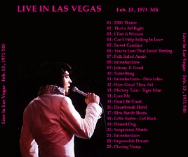 The King Elvis Presley, CD CDR Other, 1971, Live In Las Vegas