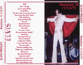 The King Elvis Presley, CD CDR Other, 1971, Houston