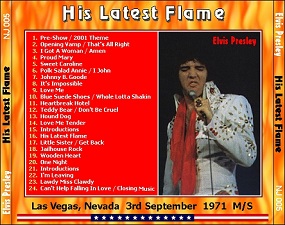 The King Elvis Presley, CD CDR Other, 1971, His Latest Flame