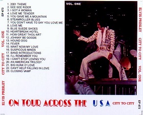 The King Elvis Presley, CD CDR Other, 1973, City To City Vol. One
