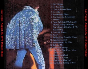 The King Elvis Presley, CD CDR Other, 1973, Las Vegas August 30 1973 DS