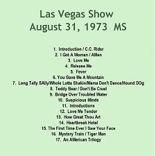 The King Elvis Presley, CD CDR Other, 1973, Las Vegas Show