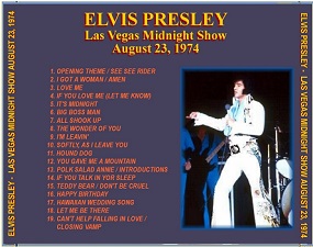 The King Elvis Presley, CD CDR Other, 1974, Las Vegas August 23 1974 MS