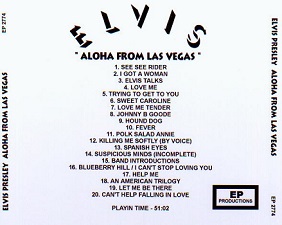 The King Elvis Presley, CD CDR Other, 1974, Aloha From Las Vegas