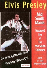 The King Elvis Presley, CD CDR Other, 1974, Mid South mania