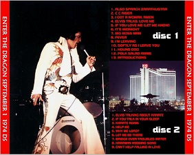 The King Elvis Presley, CD CDR Other, 1974, Enter The Dragon