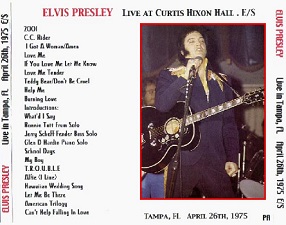 The King Elvis Presley, CD CDR Other, 1975, Live At Curtis Hixon Hall