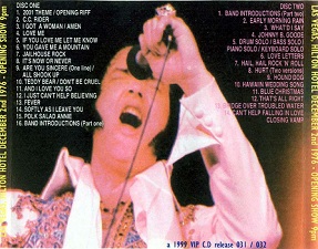 The King Elvis Presley, CD CDR Other, 1976, Winter Season In Vegas Volume 1