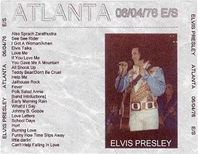 The King Elvis Presley, CD CDR Other, 1976, Atlanta