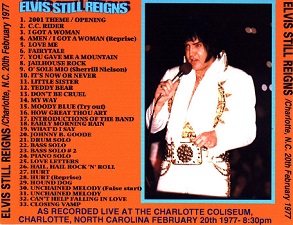 The King Elvis Presley, CD CDR Other, 1977, Elvis Still Reigns
