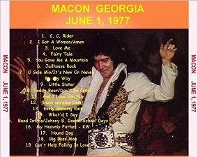 The King Elvis Presley, CD CDR Other, 1977, Macon '77
