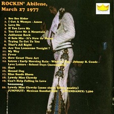 The King Elvis Presley, CD CDR Other, 1977, Rockin' Abilene