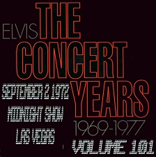 The King Elvis Presley, CDR, The Concert Years, Volume 101
