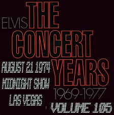 The King Elvis Presley, CDR, The Concert Years, Volume 105
