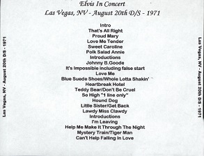 The King Elvis Presley, CDR, The Concert Years, Volume 2