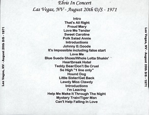 The King Elvis Presley, CDR, The Concert Years, Volume 2