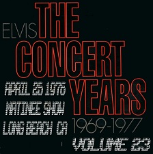 The King Elvis Presley, CDR, The Concert Years, Volume 23