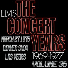 The King Elvis Presley, CDR, The Concert Years, Volume 35