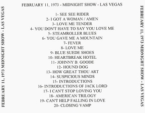 The King Elvis Presley, CDR, The Concert Years, Volume 38