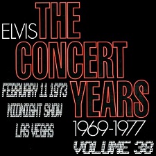 The King Elvis Presley, CDR, The Concert Years, Volume 38
