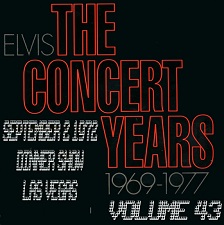 The King Elvis Presley, CDR, The Concert Years, Volume 43