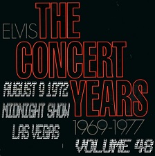 The King Elvis Presley, CDR, The Concert Years, Volume 48