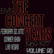 The King Elvis Presley, CDR, The Concert Years, Volume 95