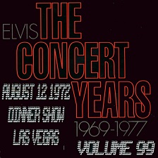 The King Elvis Presley, CDR, The Concert Years, Volume 99