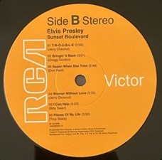The King Elvis Presley, Back Cover / LP / Sunset Boulevard / 19802905521 / 2025