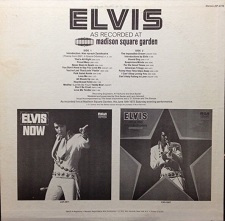 Elvis As Recorded At Madison Square Garden