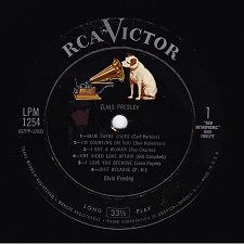 The King Elvis Presley, Side A / LP / Elvis Presley / LPM-1254 / 1956