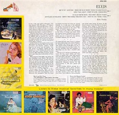 The King Elvis Presley, Back Cover / LP / Elvis Presley / LPM-1382 / 1956