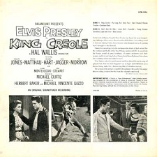 The King Elvis Presley, Back Cover / LP / King Creole / LPM-1884 / 1958