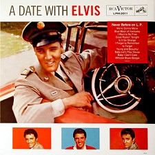 The King Elvis Presley, Front Cover / LP / A Date With Elvis / lpm-2011 / 1959