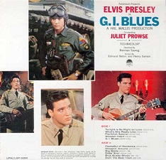 The King Elvis Presley, album, RCA LSP-2256, 1960, GI Blues