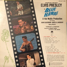 The King Elvis Presley, album, RCA lsp-2426, 1961, Blue Hawaii