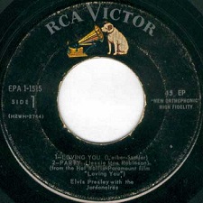 The King Elvis Presley, Side A, EP, Loving You, Volume 1, EPA-11515, 1957