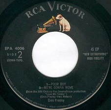 The King Elvis Presley, Side B, EP, Love Me Tender, EPA-4006, 1956