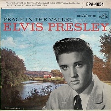 The King Elvis Presley, Front Cover, EP, Peace In The Valley, EPA-4054, 1957