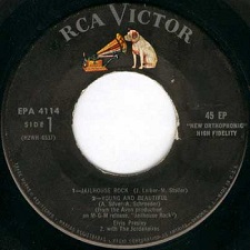 The King Elvis Presley, Side A, EP, Jailhouse Rock, EPA-4114, 1957