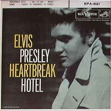 The King Elvis Presley, , Front Cover, EP, Heartbreak Hotel, EPA-821, 1956