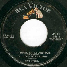 The King Elvis Presley, , Side A, EP, Elvis Presley, EPA-830, 1956