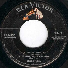 The King Elvis Presley, , Side B, EP, Elvis Presley, EPA-830, 1956