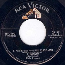 The King Elvis Presley, , Side B, EP, Elvis, Volume 1, EPA-992, 1956