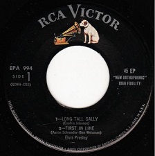 The King Elvis Presley, Side A, EP, Strictly Elvis, EPA-994, 1957