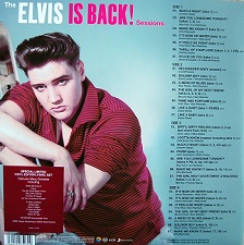 The King Elvis Presley, LP, FTD, 506020-975030, December, 2011, The Elvis Is Back Sessions